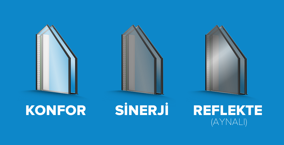 Cam Balkon sistemleri ısıcam modelleri
