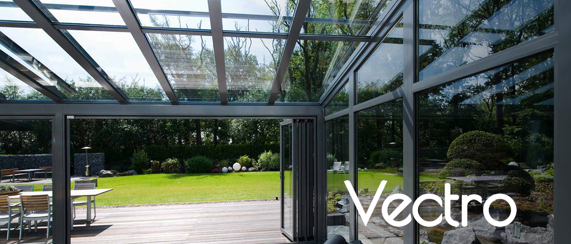 Otomatik Pergola ve tente, sabit cam kapama teras, kış bahçesi sistemleri - Vectro Glass Balcony